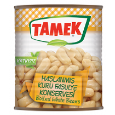 BOILED WHITE BEAN (HASLANMIS KURU FASULYE) 800GM TAMEK (TURKISH)